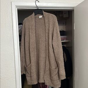 Cozy Tan Women's Cardigan